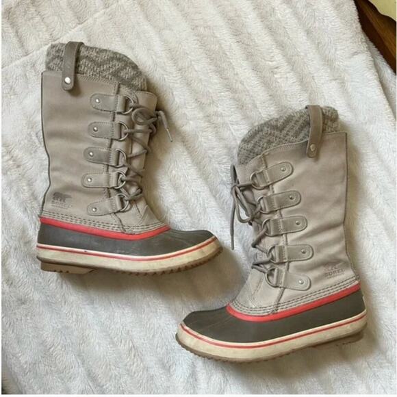 Sorel Joan of Arctic Waterproof Lace-Up Snow Boots - Picture 1 of 10